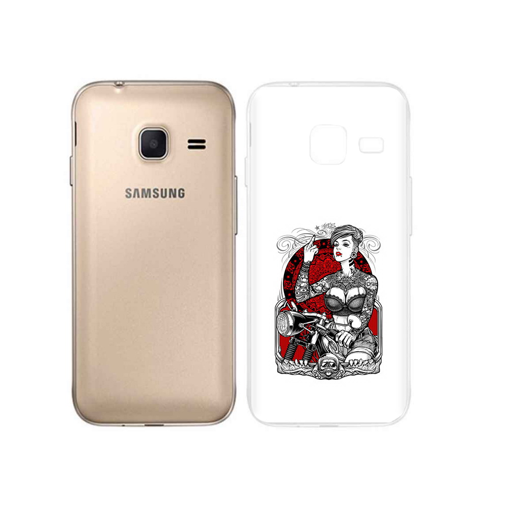 

Чехол MyPads Tocco для Samsung Galaxy J1 mini девушка на мотоцикле (PT24300.564.308), Tocco