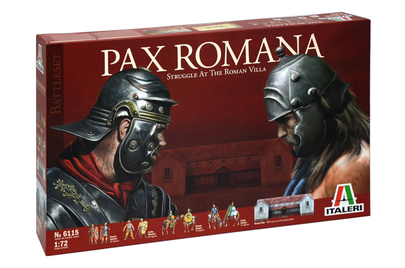 фото Сборная модель italeri 1/72 набор "pax romana. битва на римской вилле" 6115