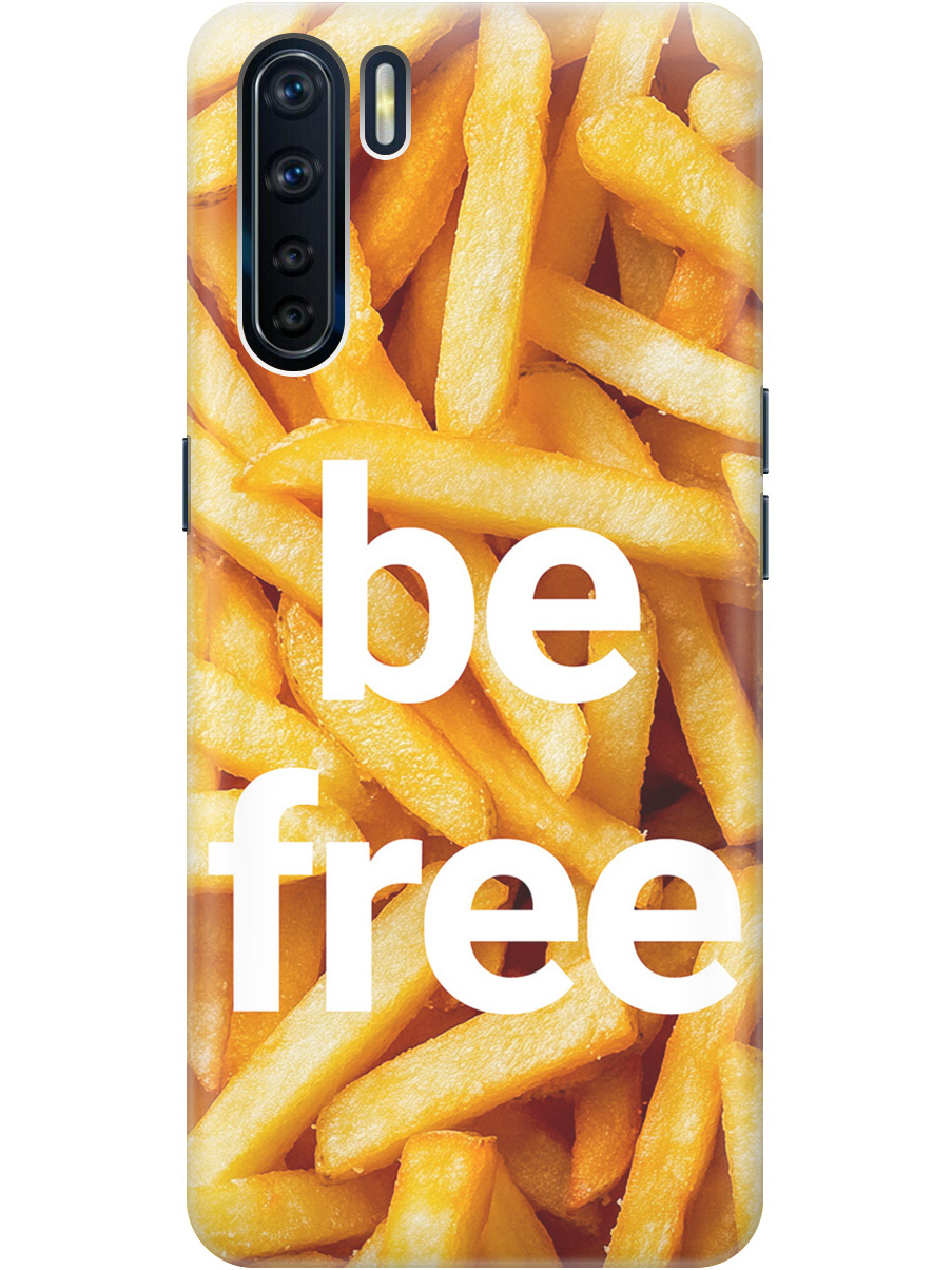 

Силиконовый чехол на OPPO A91 / Reno3 с принтом "Be Free", Прозрачный;белый;желтый, 726148861