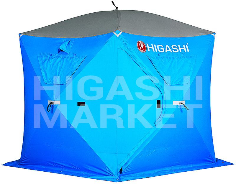 Палатка Higashi Penta Hot DC, для рыбалки, 6 мест, синий