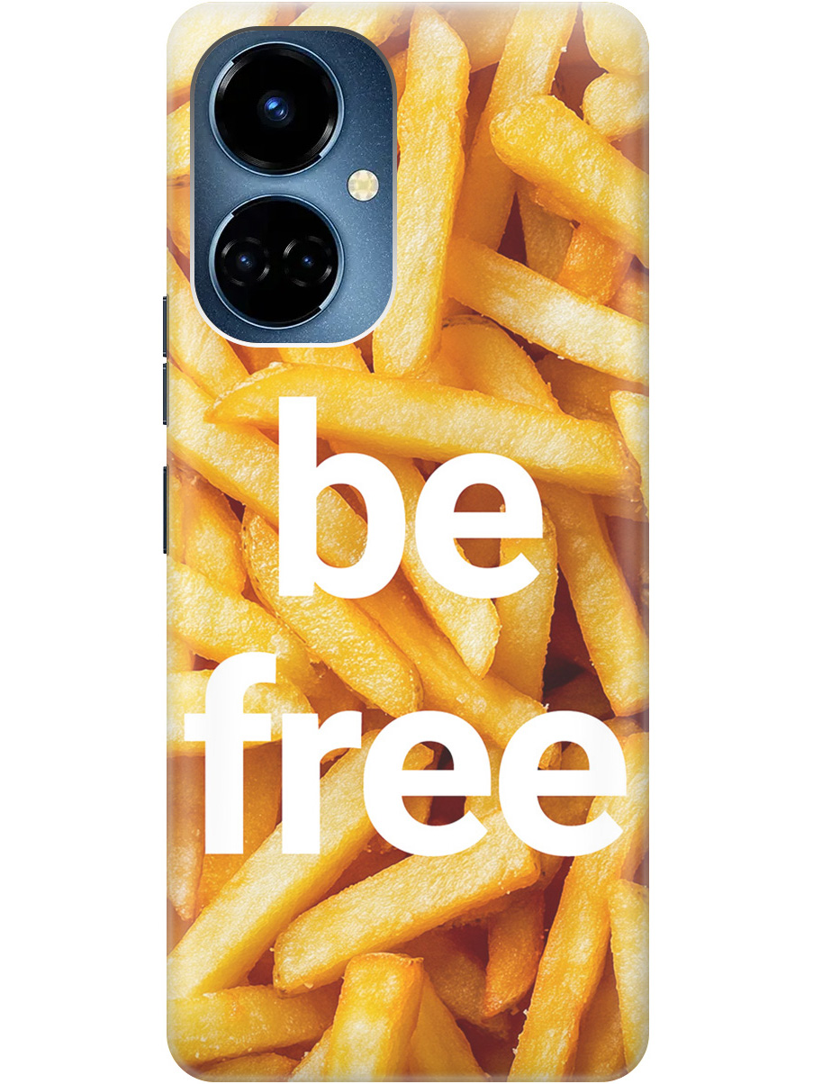 

Силиконовый чехол на Tecno Camon 19 / 19 Pro с принтом "Be Free", Прозрачный;белый;желтый, 778675861
