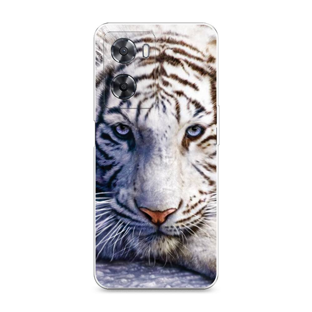 

Чехол на Oppo A57 4G "Бенгальский тигр", Коричневый;белый, 2511850-1