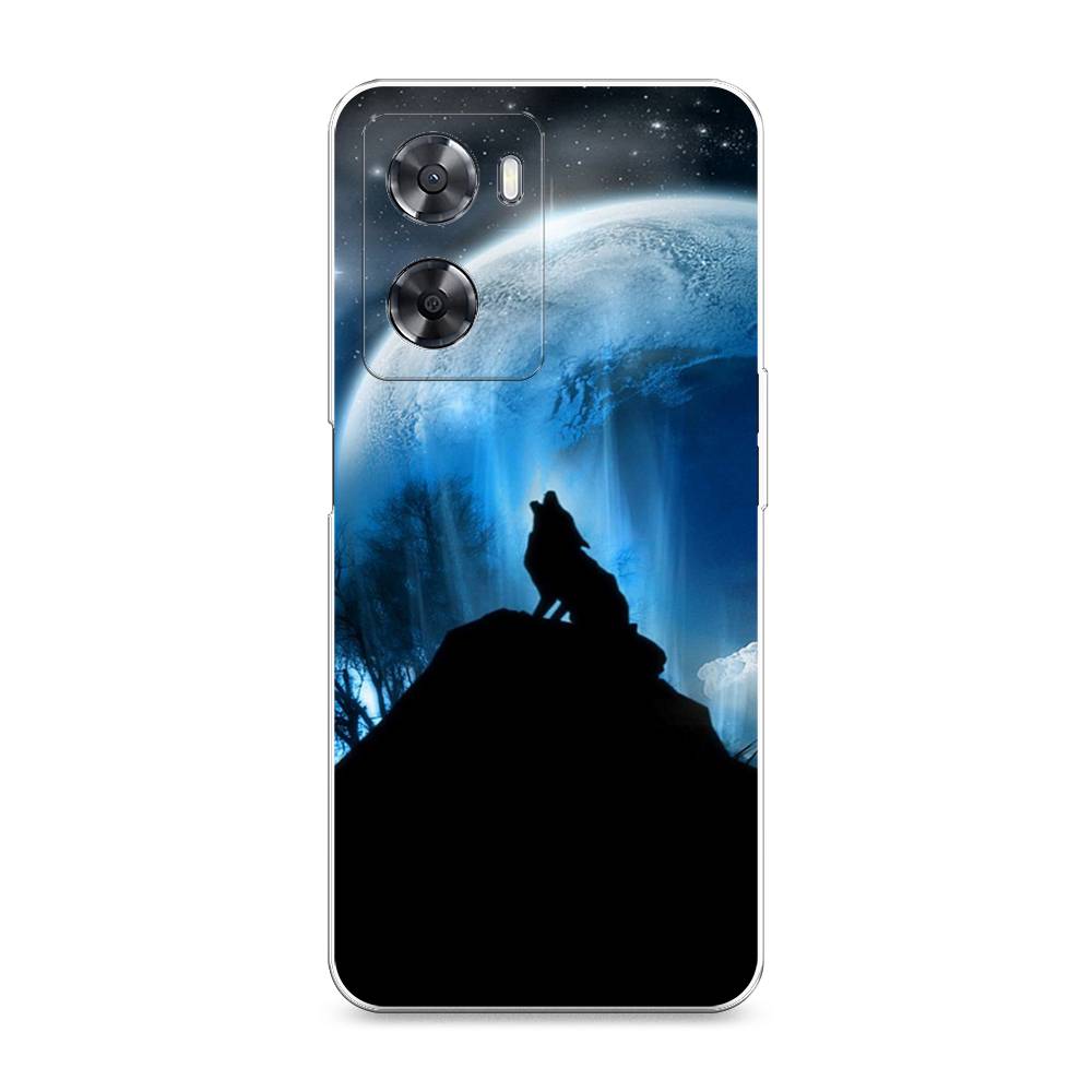 

Чехол на Oppo A57 4G "Волк 2", Синий;черный;белый, 2511850-1