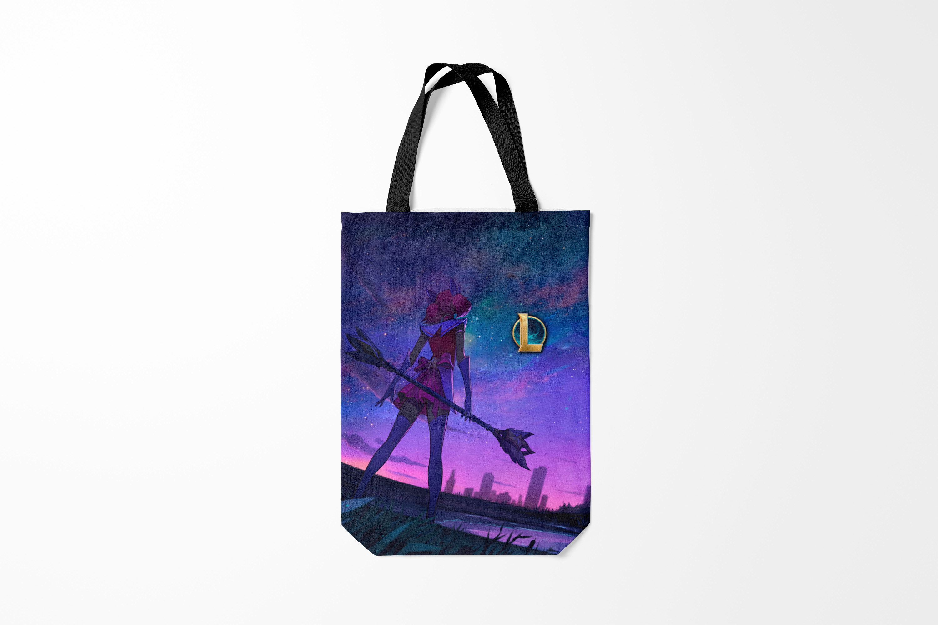 

Сумка шoппер унисекс Burnettie League Of Legends, серый, League Of Legends