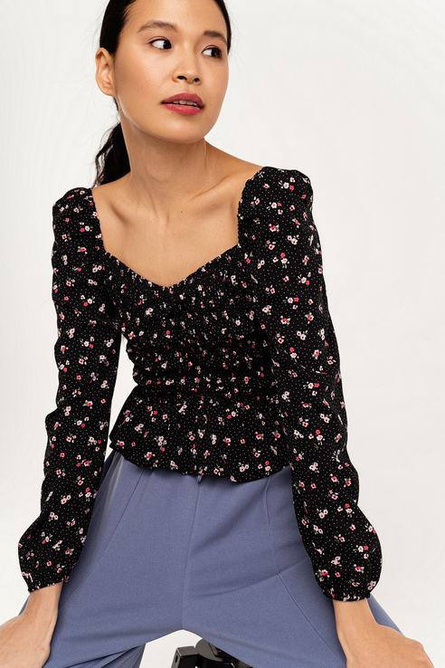 

Блуза женская befree 2111306319 черная 42, 2111306319