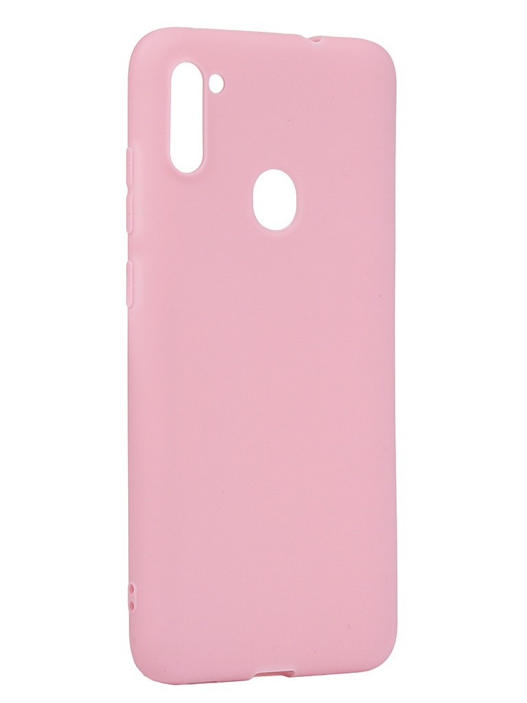 фото Чехол neypo для samsung galaxy a11/m11 2020 silicone soft matte pink nst17398