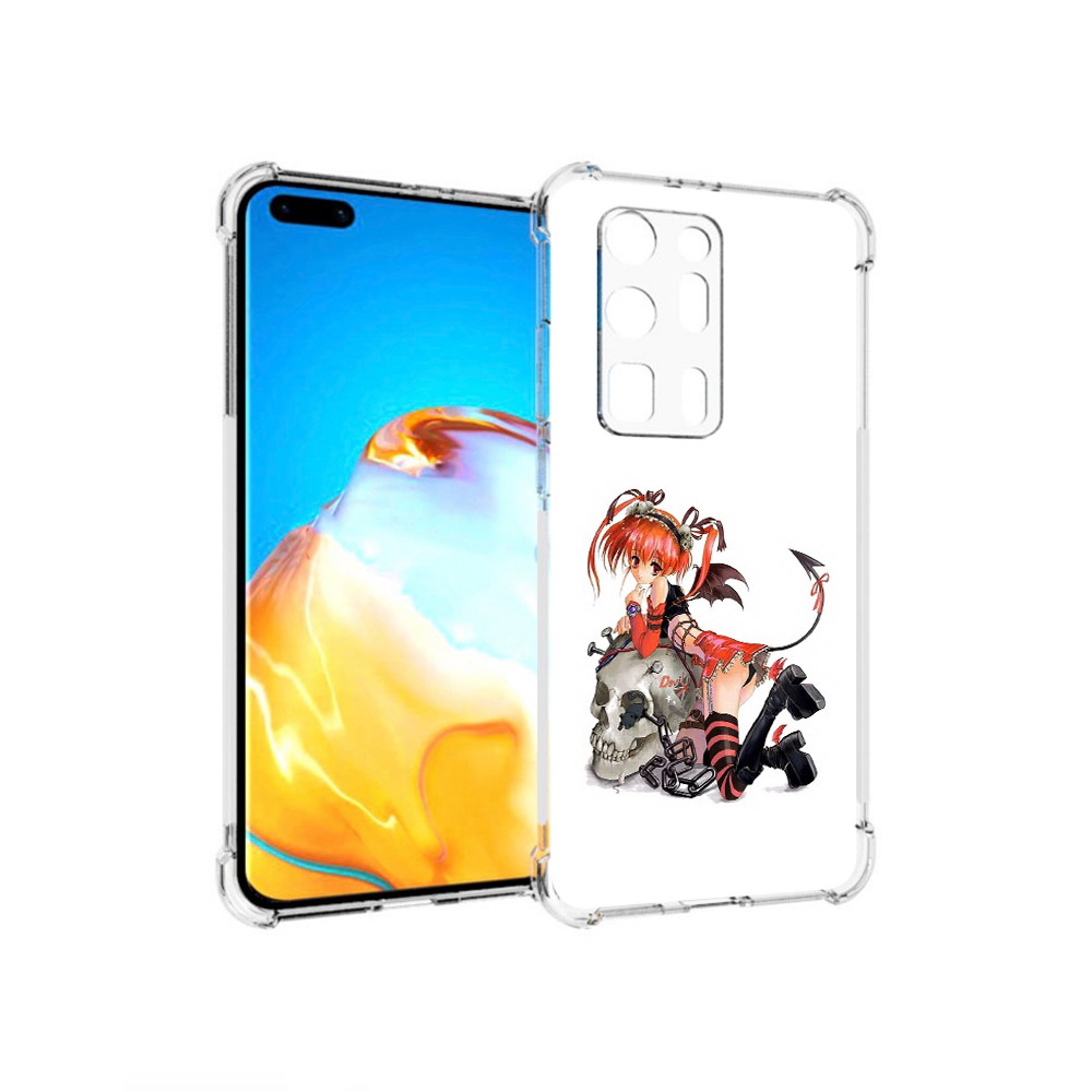 

Чехол MyPads Tocco для Huawei P40 Pro+ аниме, Прозрачный, Tocco