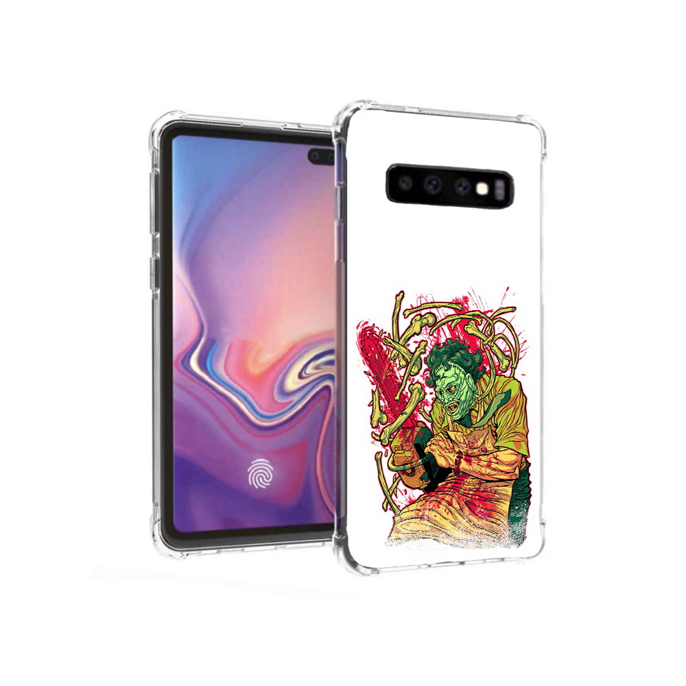 

Чехол MyPads Tocco для Samsung Galaxy S10+ яркий мясник (PT125670.500.711), Прозрачный, Tocco