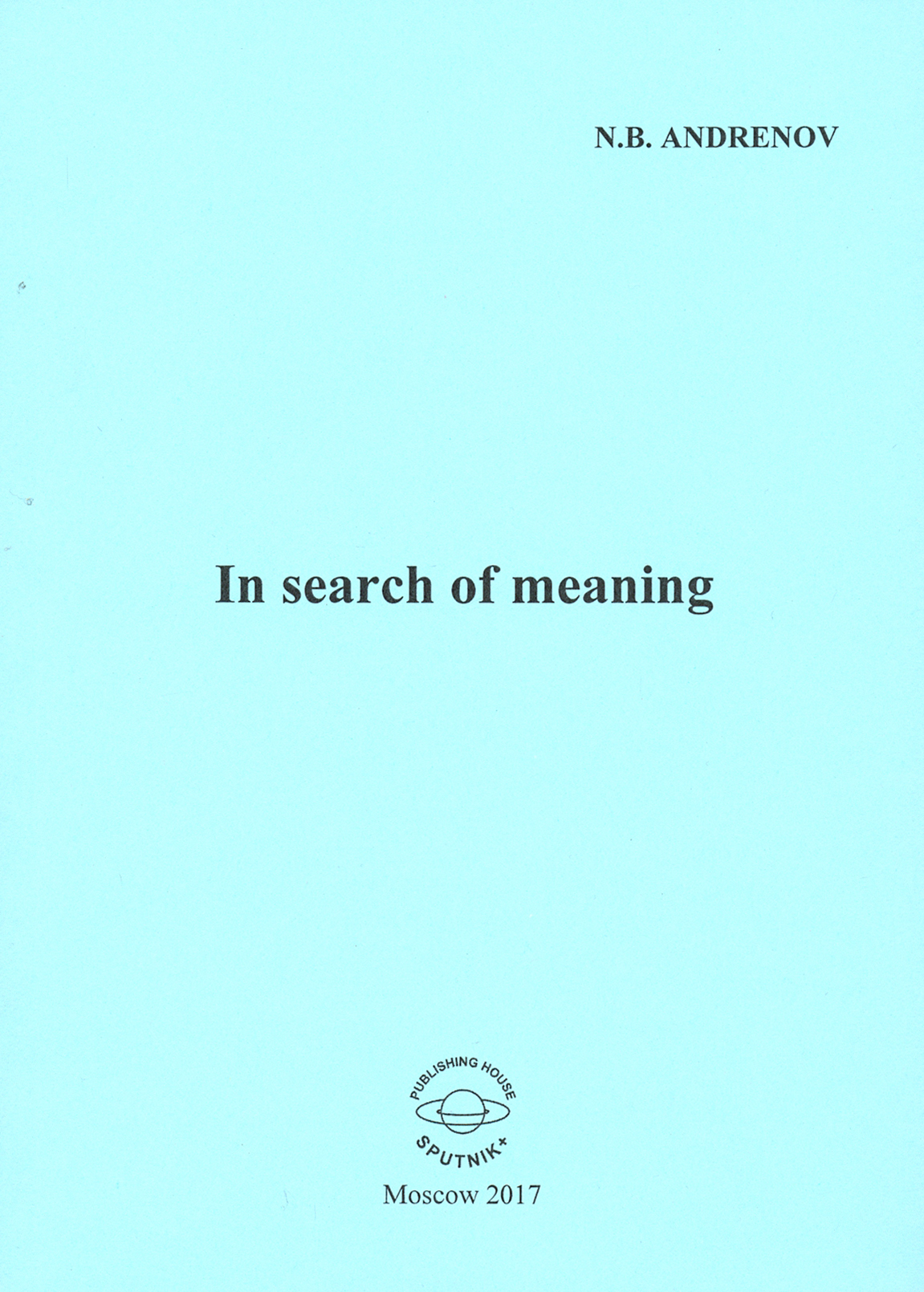 

In search of meaning