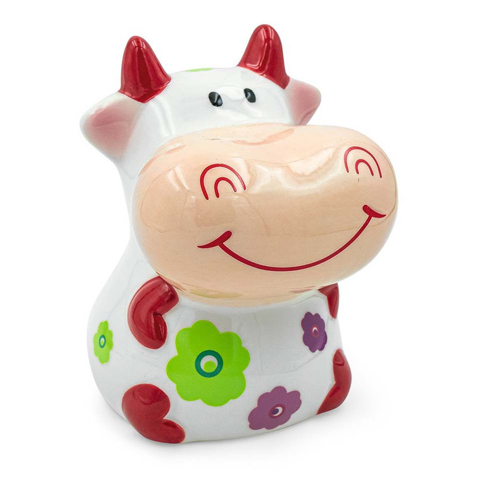 Копилка Снежное кружево Коровка в ассортименте (дизайн по наличию)