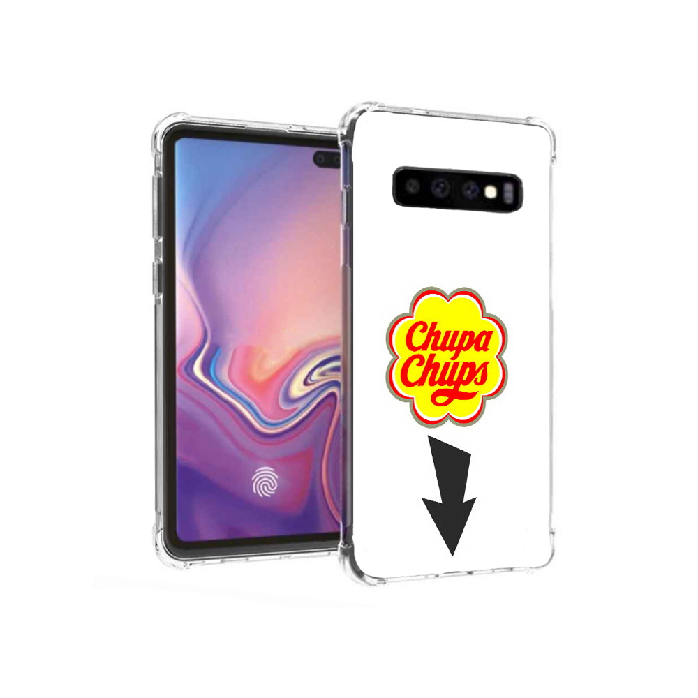

Чехол MyPads Tocco для Samsung Galaxy S10+ чупа чупс (PT125670.500.694), Прозрачный, Tocco