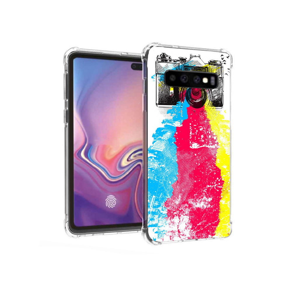 фото Чехол mypads tocco для samsung galaxy s10+ цветной фотоаппарат (pt125670.500.668)