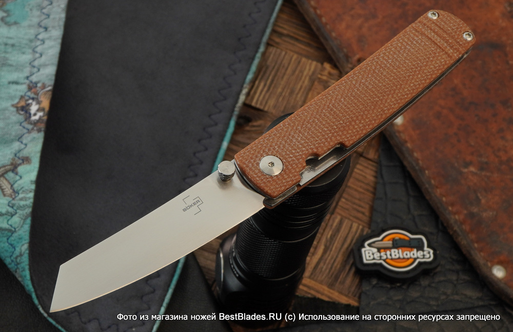 

Складной нож Boker Tenshi Micarta, Коричневый, Tenshi