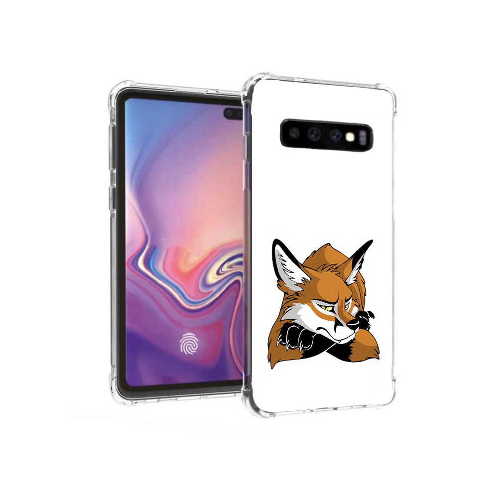 Чехол MyPads Tocco для Samsung Galaxy S10+ фокс (PT125670.500.660)