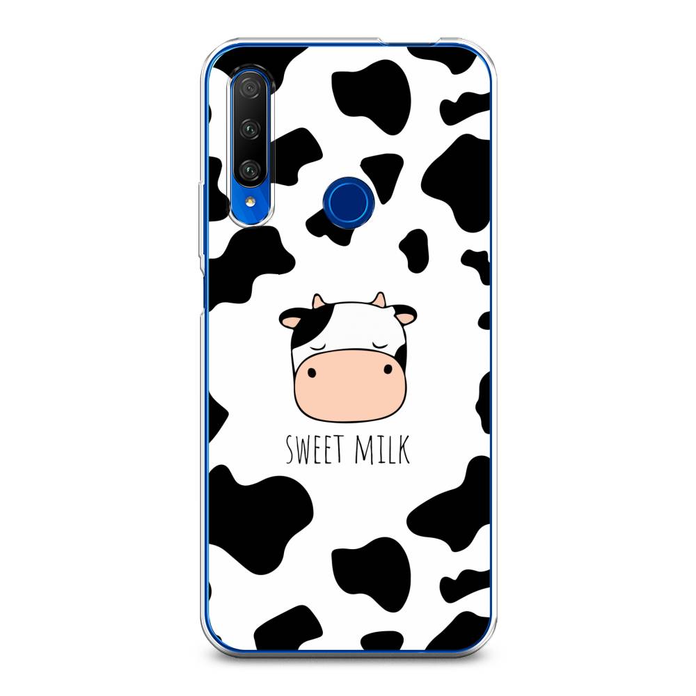 

Чехол на Huawei Honor 9X Premium "Sweet milk", Розовый;белый;черный, 610650-1
