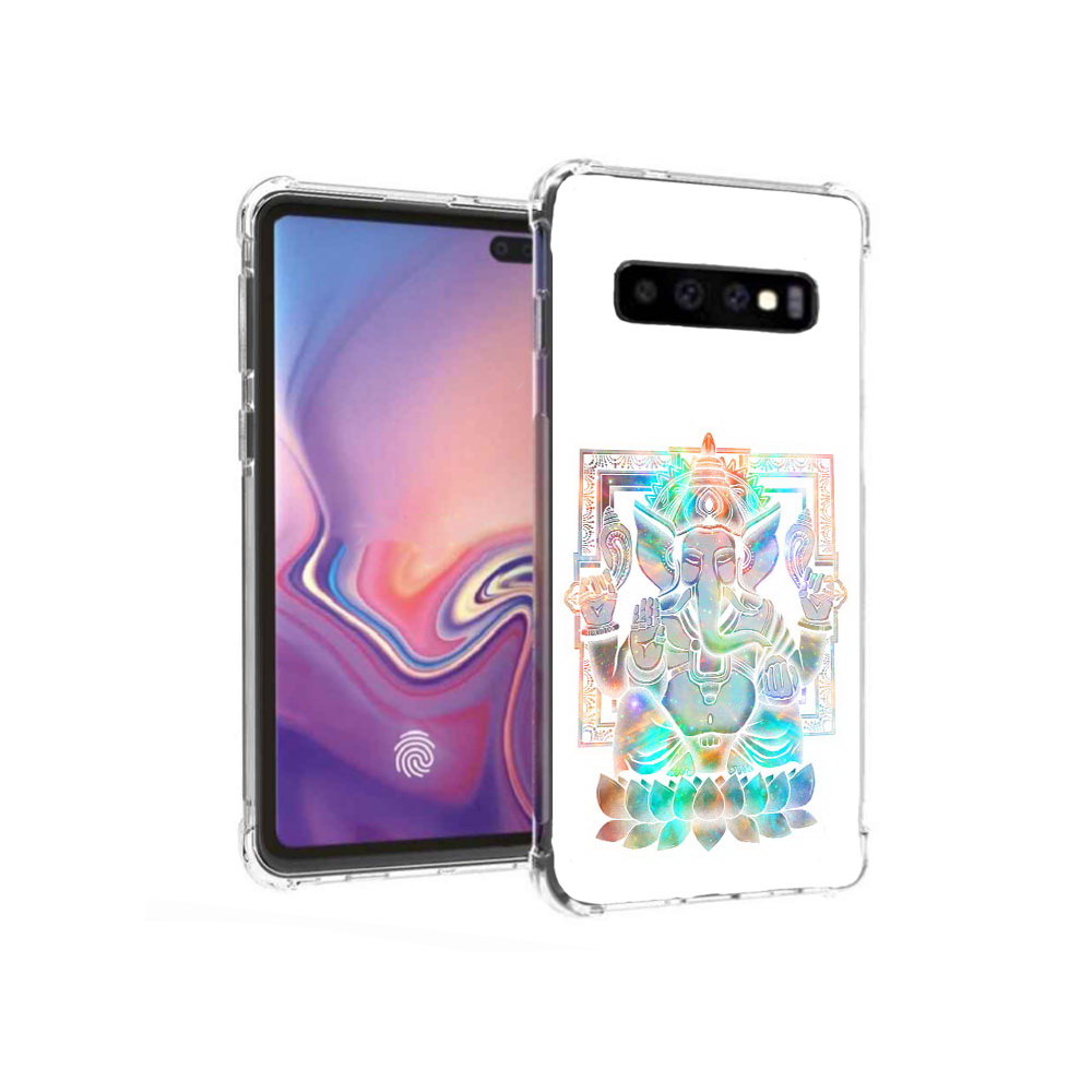 

Чехол MyPads Tocco для Samsung Galaxy S10+ умный слон (PT125670.500.654), Прозрачный, Tocco