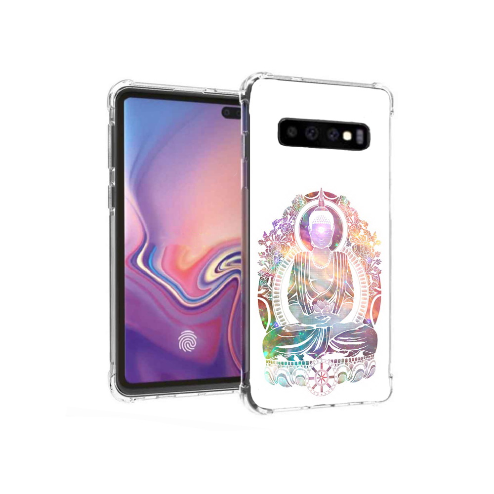 

Чехол MyPads Tocco для Samsung Galaxy S10+ умный мужчина абстракция (PT125670.500.651), Прозрачный, Tocco