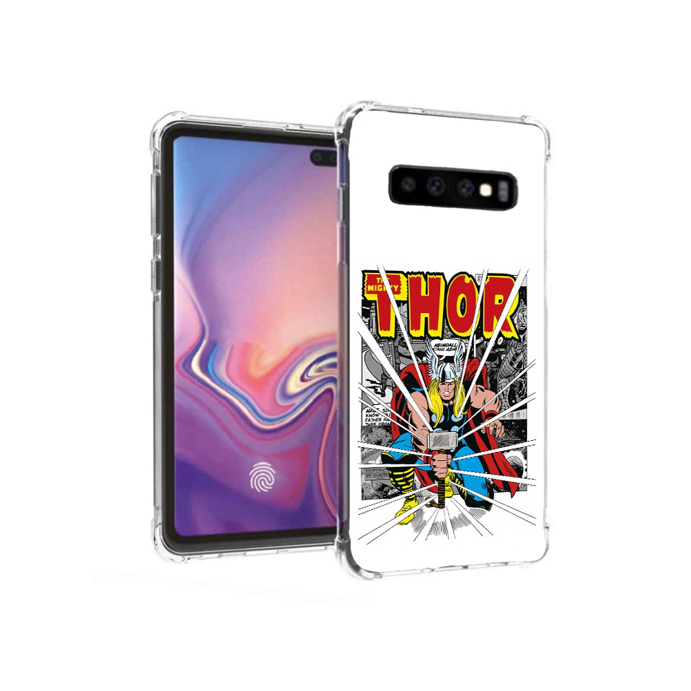 

Чехол MyPads Tocco для Samsung Galaxy S10+ тор рисунок (PT125670.500.647), Прозрачный, Tocco