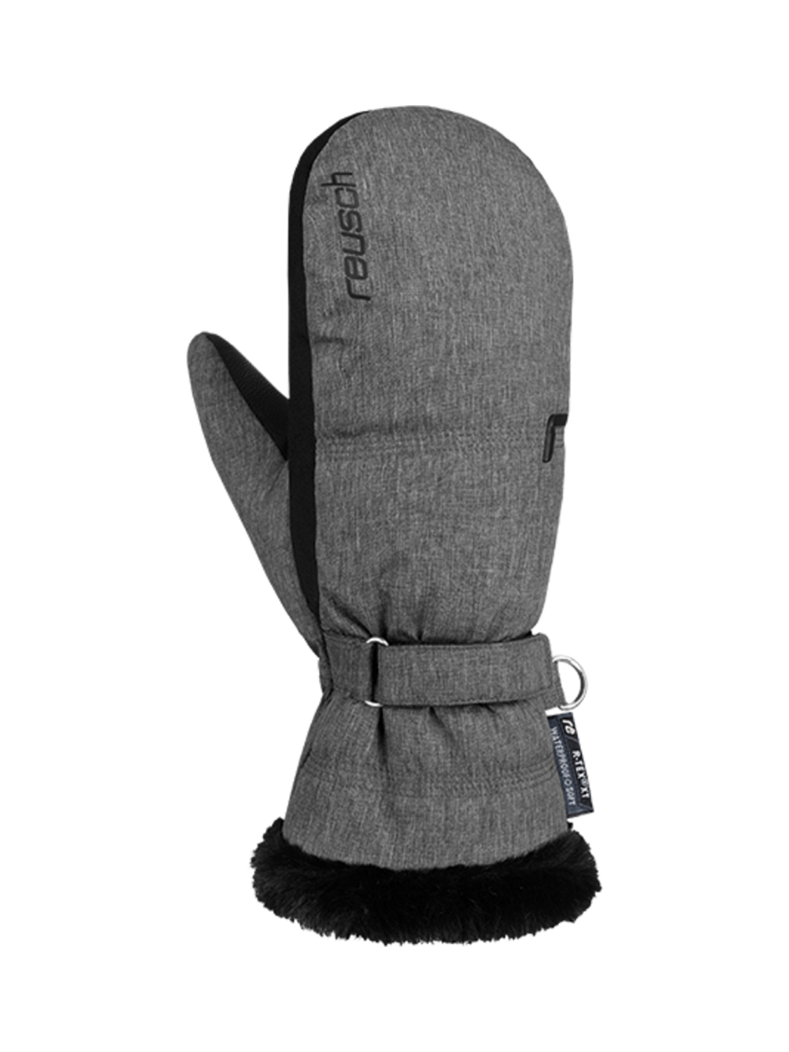 

Варежки Reusch Luna R-Tex Xt Mitten Grey Melange/Black (Inch (Дюйм):8), Серый, Luna R-Tex Xt Mitten