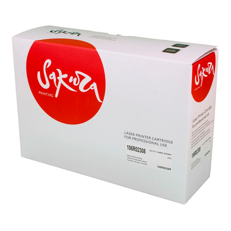 

Картридж для лазерного принтера SAKURA (SA106R02308) черный, совместимый