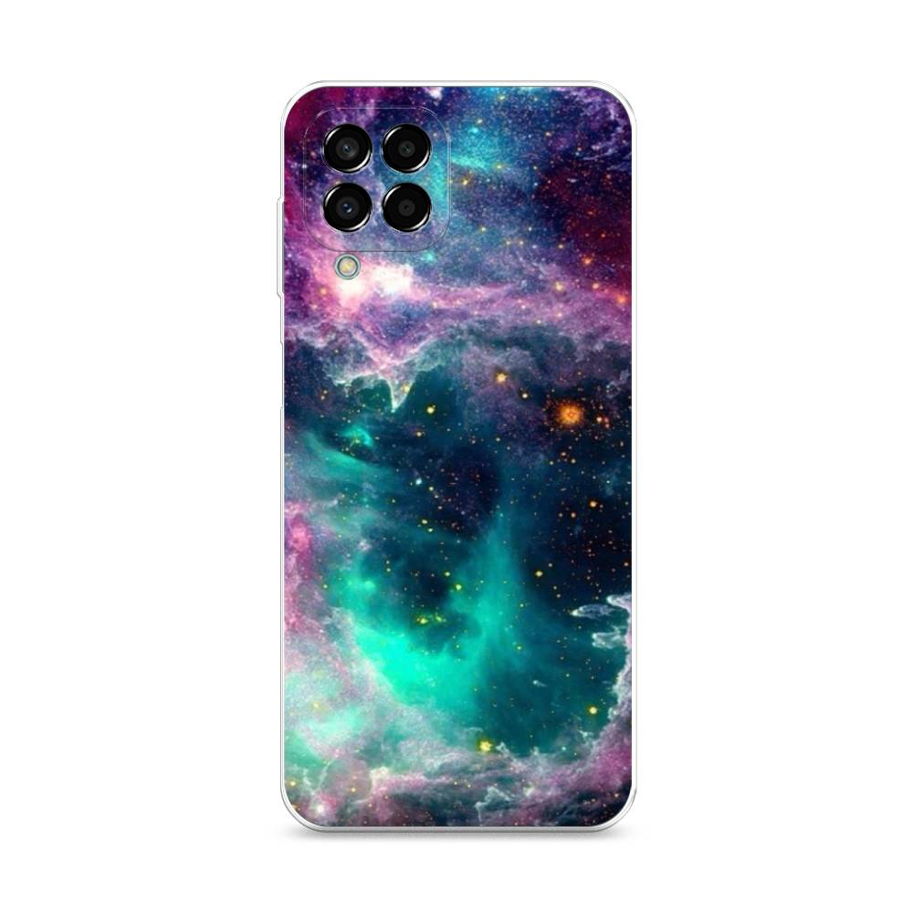 

Чехол на Samsung Galaxy M33 "Звездные облака", Розовый;бежевый, 2105650-2