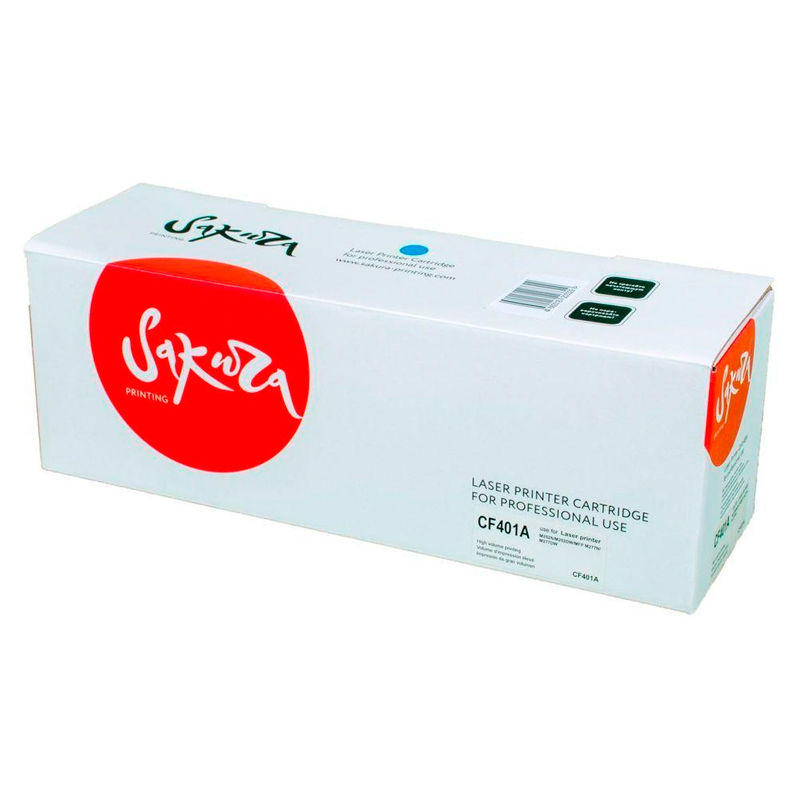 

Картридж для лазерного принтера SAKURA (SACF401A) голубой, совместимый