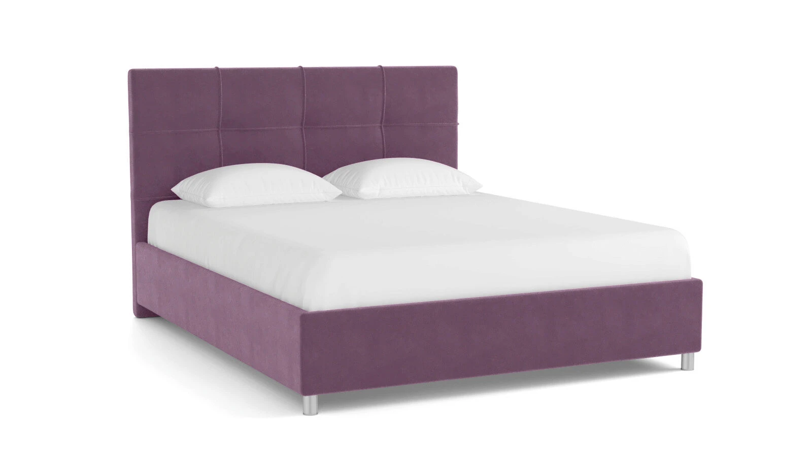 

Кровать Аскона с ПМ ELISA Тк. Sky Velvet 10 90х200, Фиолетовый, ELISA