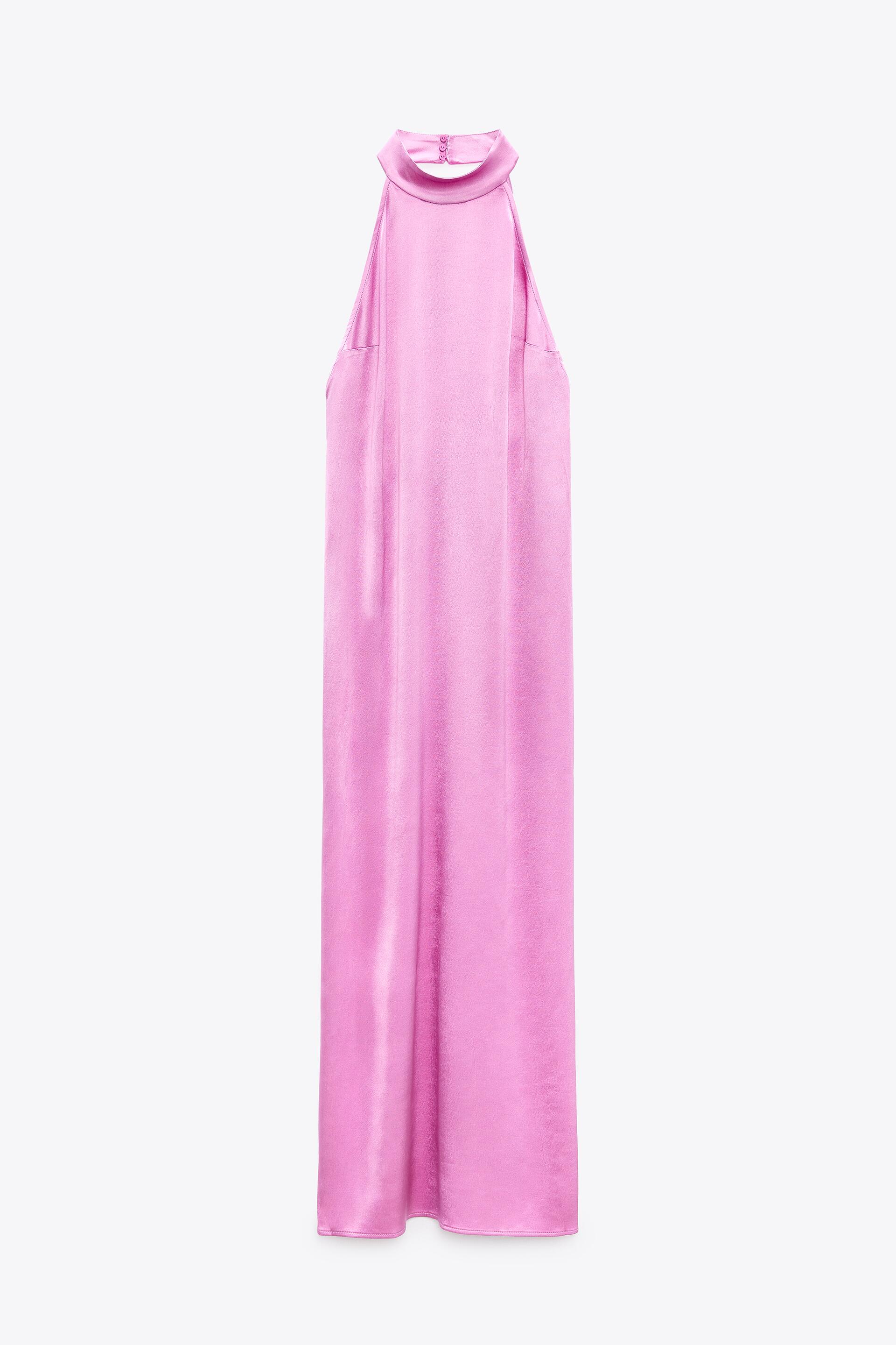 

Платье женское ZARA 00219111 розовое L (доставка из-за рубежа), 00219111