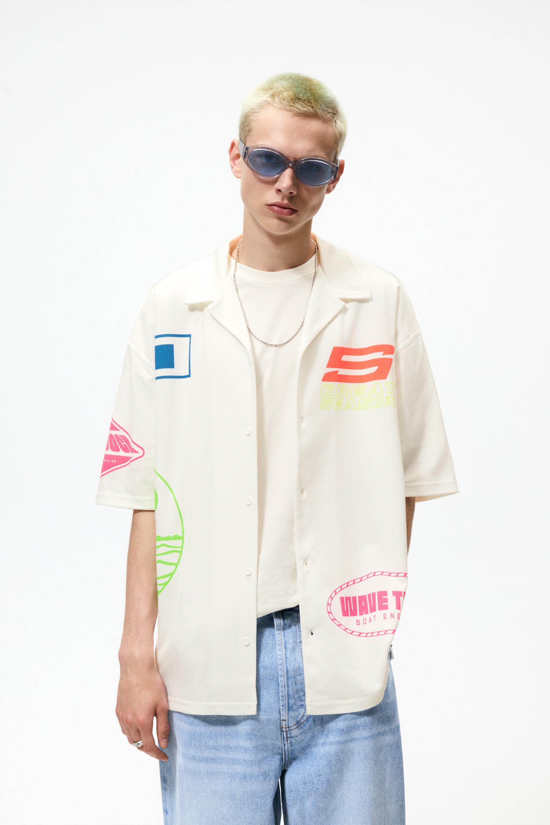 

Рубашка мужская ZARA 00208304 белая S (доставка из-за рубежа), 00208304