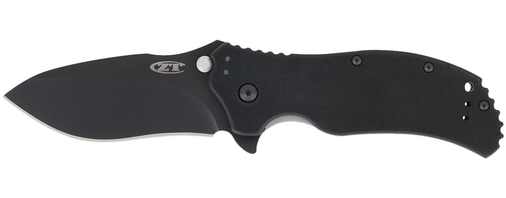 фото Туристический нож zero tolerance matte black folder speedsafe 0350