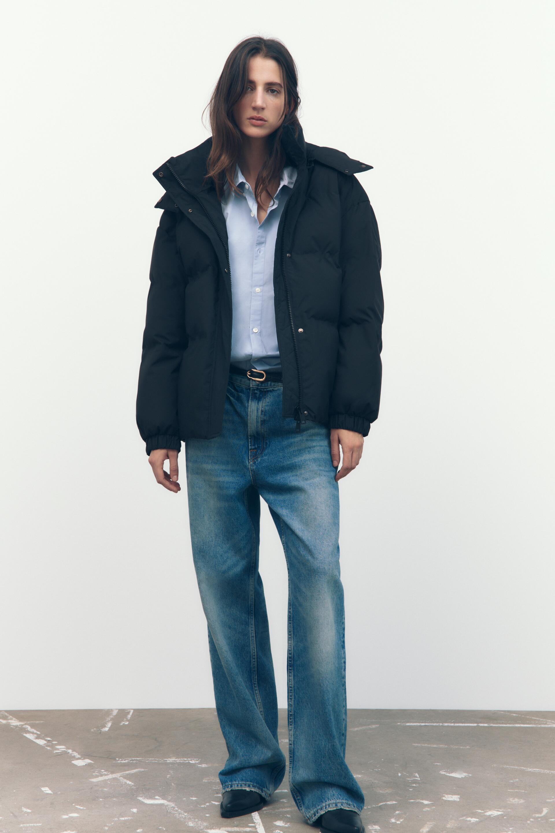 

Куртка женская ZARA 00155240 черная L, 00155240