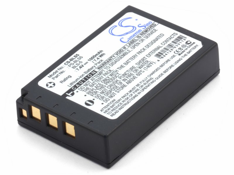

Аккумулятор для Olympus BLS-5, BLS-50, PS-BLS5 (1000mAh), BLS-5, BLS-50, PS-BLS5