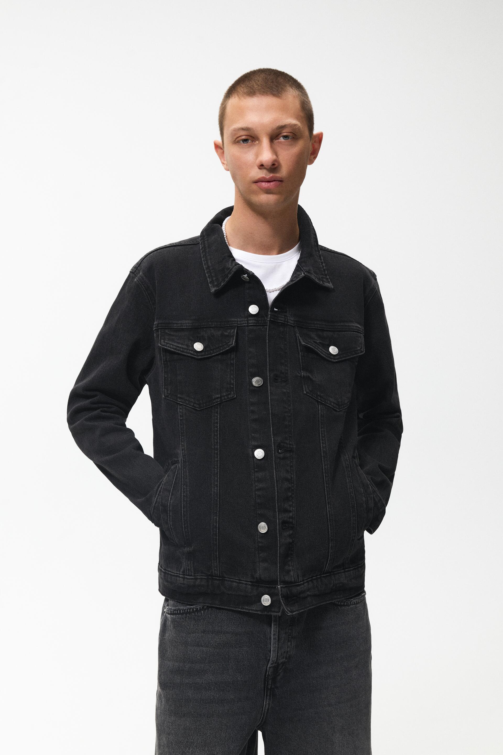 

Джинсовая куртка мужская ZARA 00108350 серая 2XL (доставка из-за рубежа), 00108350