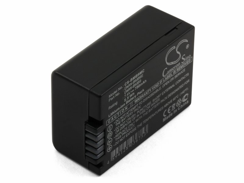 

Аккумулятор для Leica BP-DC9, Panasonic DMW-BMB9, DMW-BMB9E, BP-DC9, DMW-BMB9, DMW-BMB9E, DMW-BMB9GK, DMW-BMB9PP