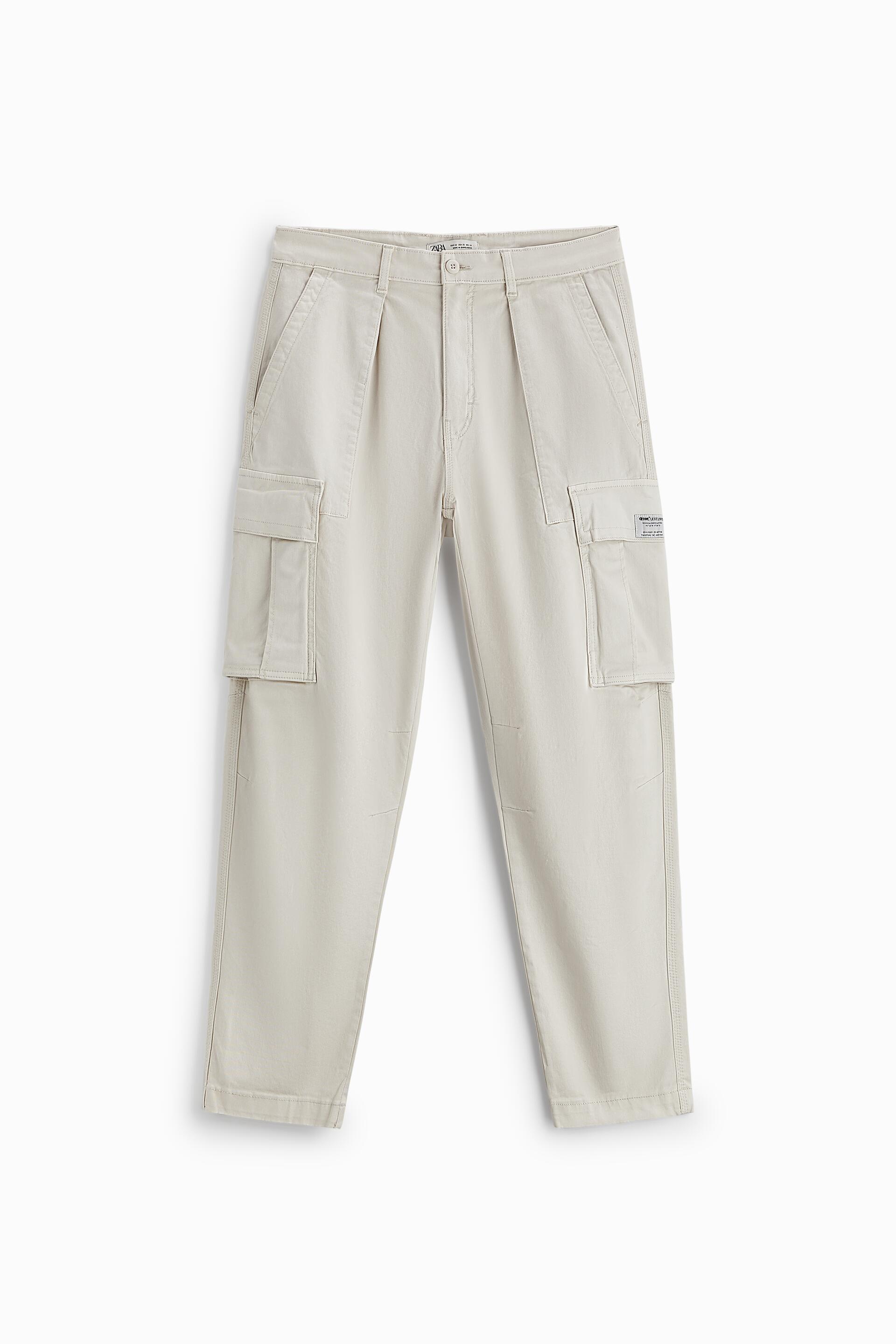 

Брюки мужские ZARA 00108300 белые 46 RU (доставка из-за рубежа), 00108300