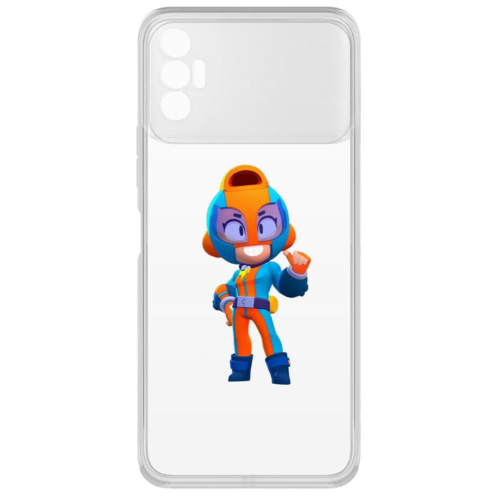 

Чехол-накладка Brawl Stars-GT Макс для Tecno Spark 8P