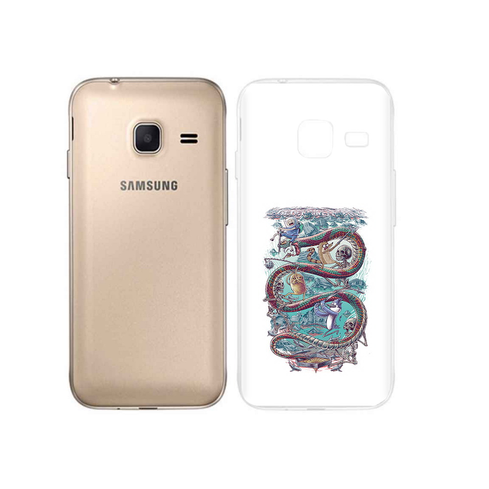 

Чехол MyPads Tocco для Samsung Galaxy J1 mini время приключений страшилка, Tocco