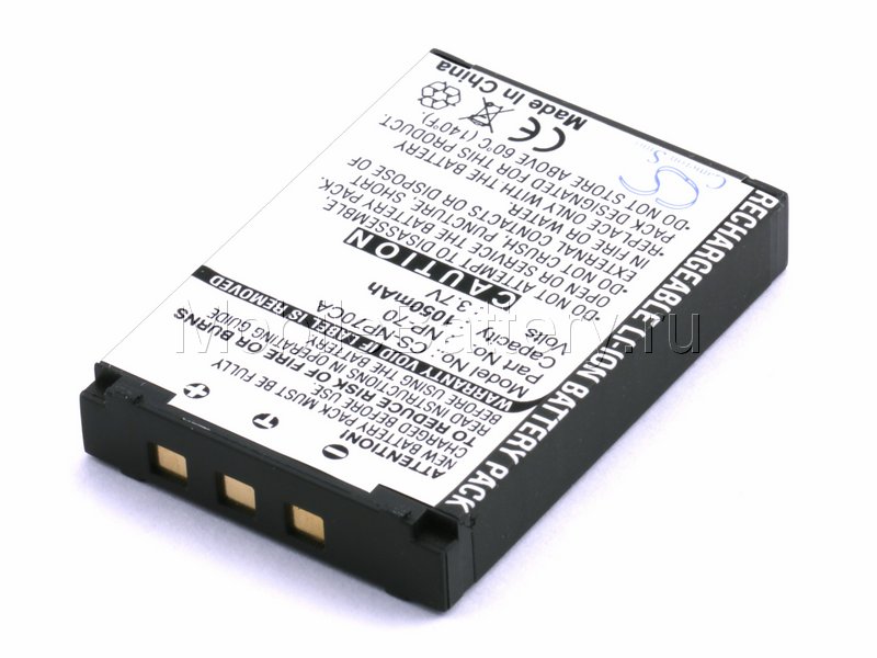 

Аккумулятор для фотоаппарата Casio NP-70, CS-NP70CANP-70