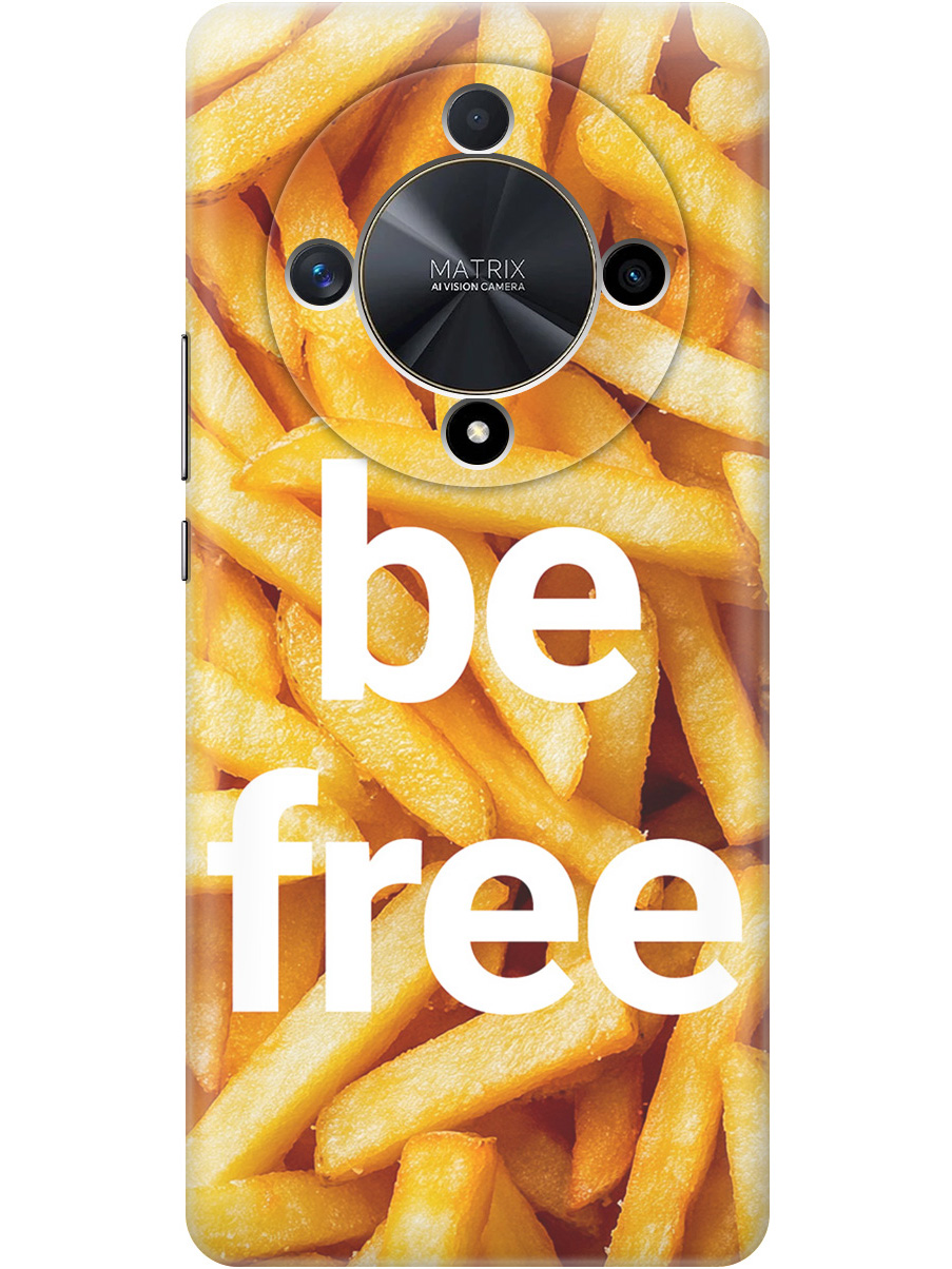 

Силиконовый чехол на Honor X9b / X50 с принтом "Be Free", Прозрачный;белый;желтый, 781974361