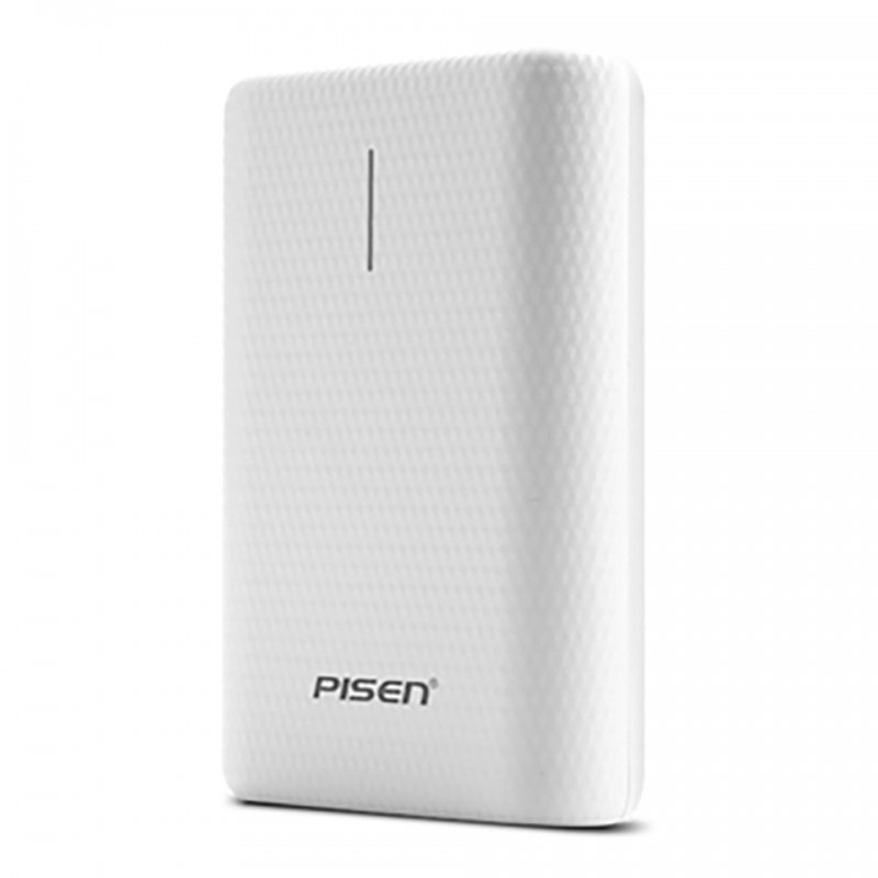 фото Внешний аккумулятор usb pisen ts-d246 (10000mah/2a/type-c/pd 18w/qc 3.0) <белый>