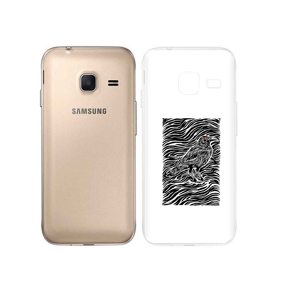 

Чехол MyPads Tocco для Samsung Galaxy J1 mini ворон в абстракции (PT24300.564.272), Tocco