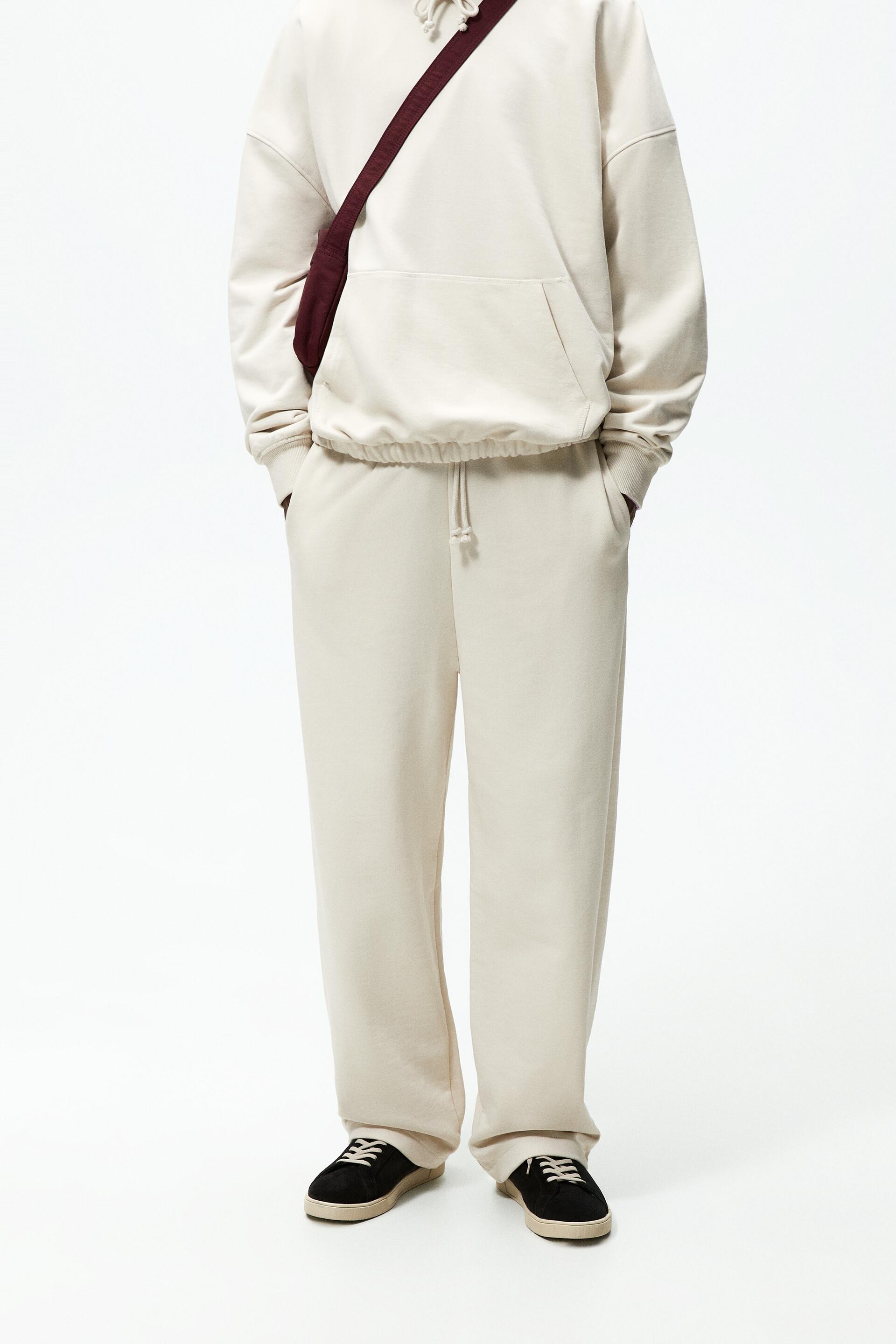 

Брюки мужские ZARA 00039335 белые S/M, 00039335