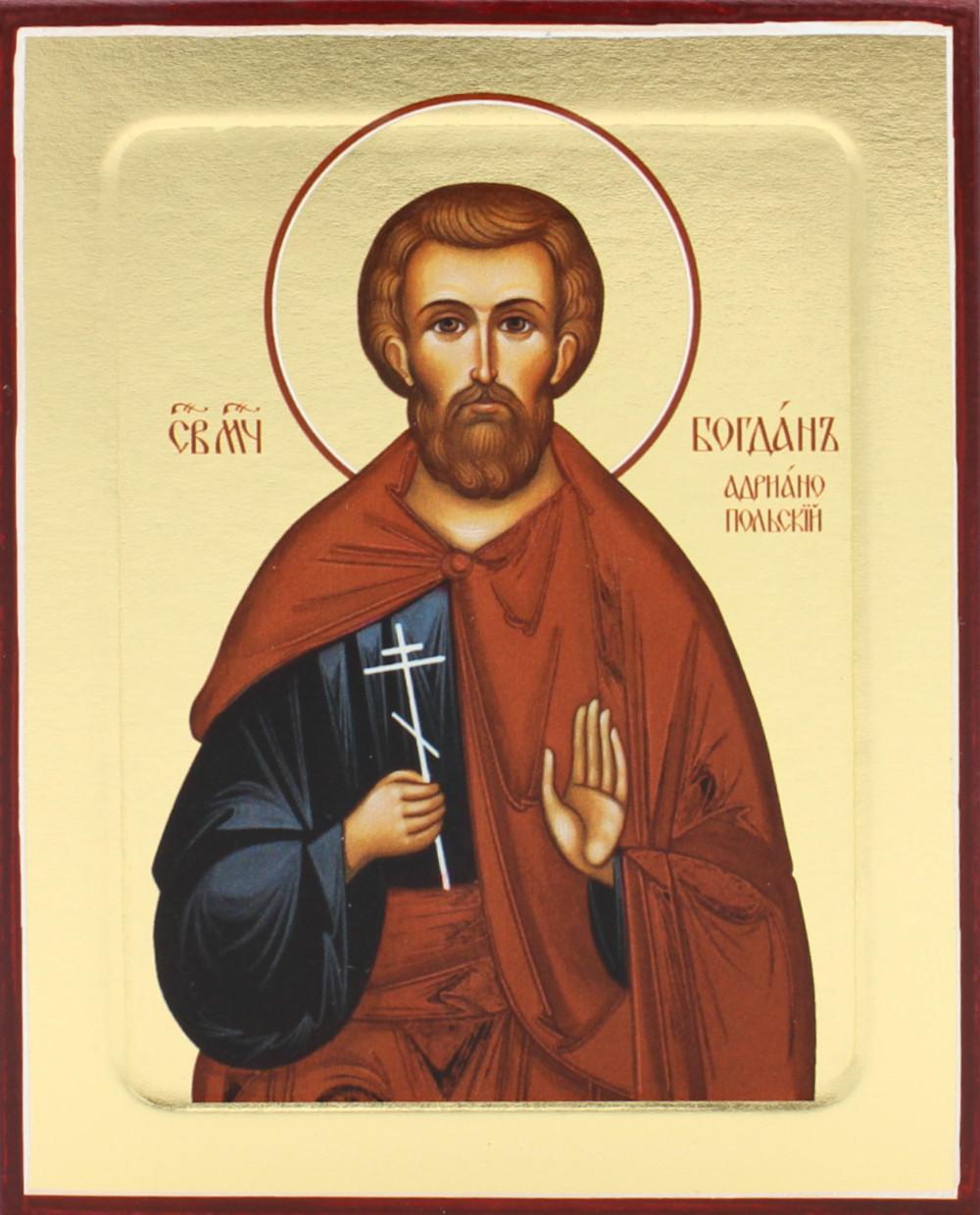 

Икона Богдана, мученика (на дереве): 125 х 160