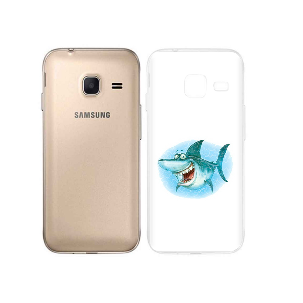 

Чехол MyPads Tocco для Samsung Galaxy J1 mini веселая акула (PT24300.564.261), Tocco