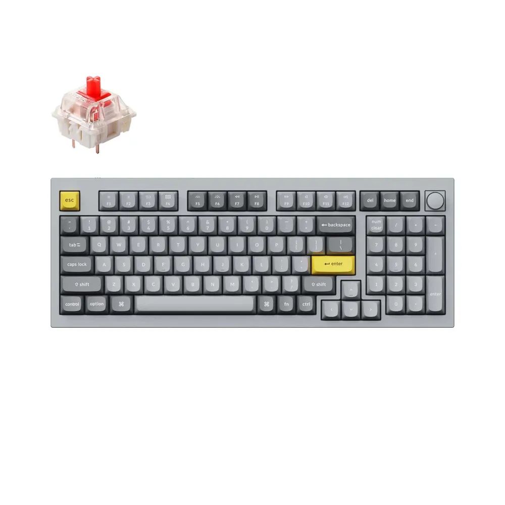 Проводная игровая клавиатура Keychron Q5 Gray (Q5-N1-RU)