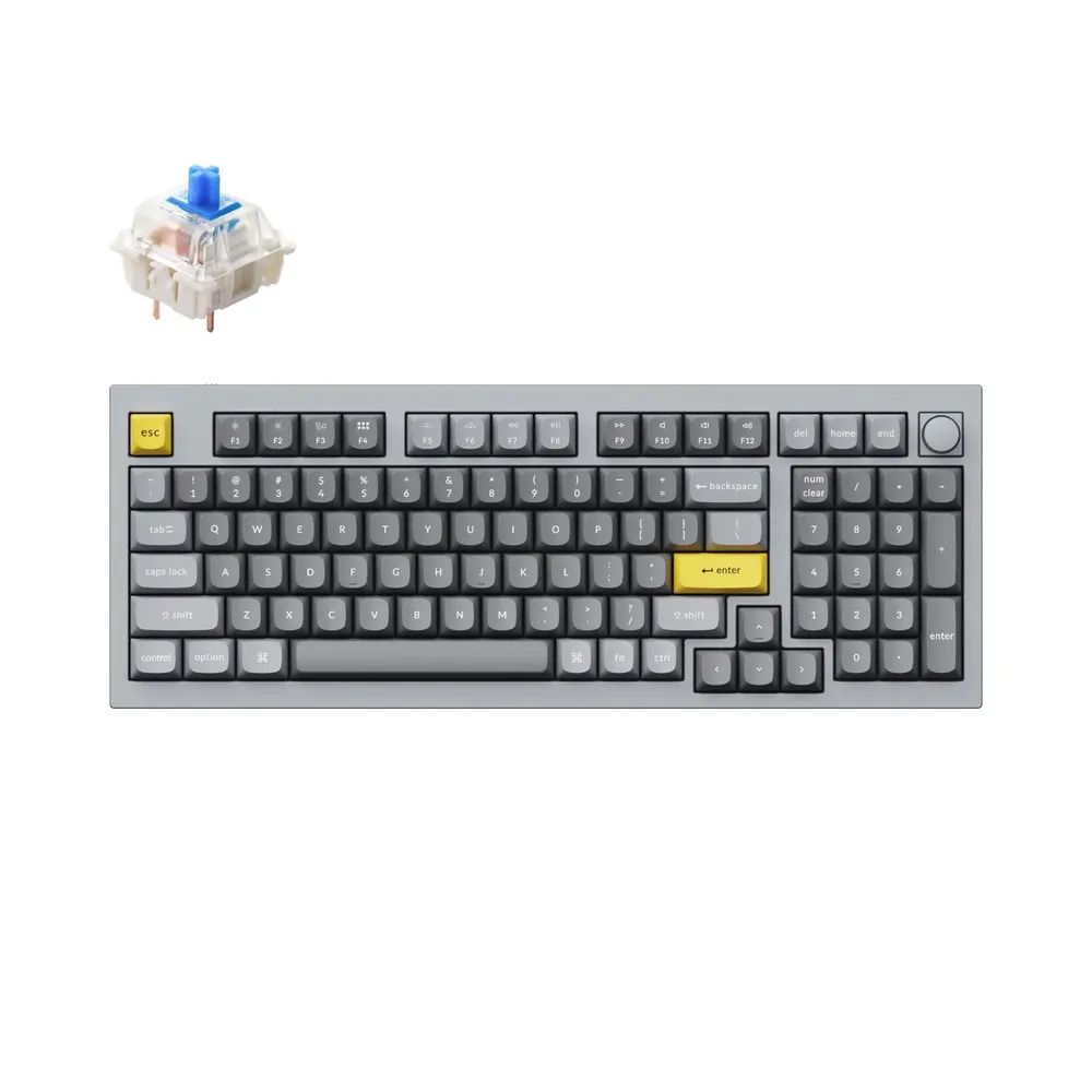 Проводная игровая клавиатура Keychron Q5 Gray (Q5-N2-RU)