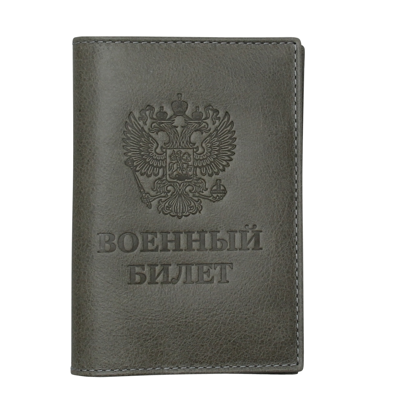 Обложка для военного билета мужская RELS Army ID Card серая