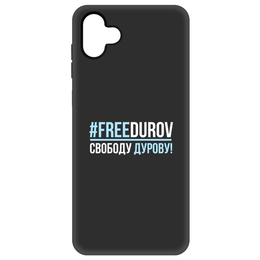 

Чехол-накладка Krutoff Soft Case Свободу Дурову! для Samsung Galaxy M04 (M045) черный