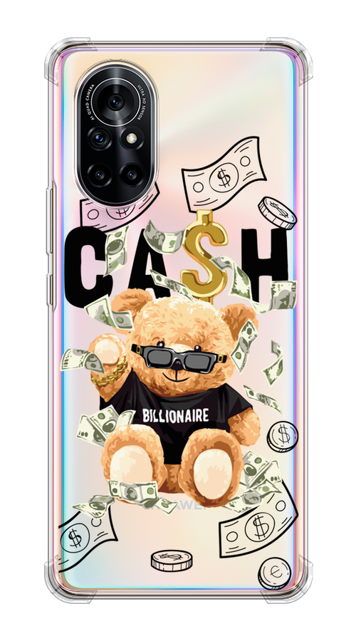 

Чехол на Honor V40 Lite "Big cash", Черный;серый;бежевый, 6105150-6