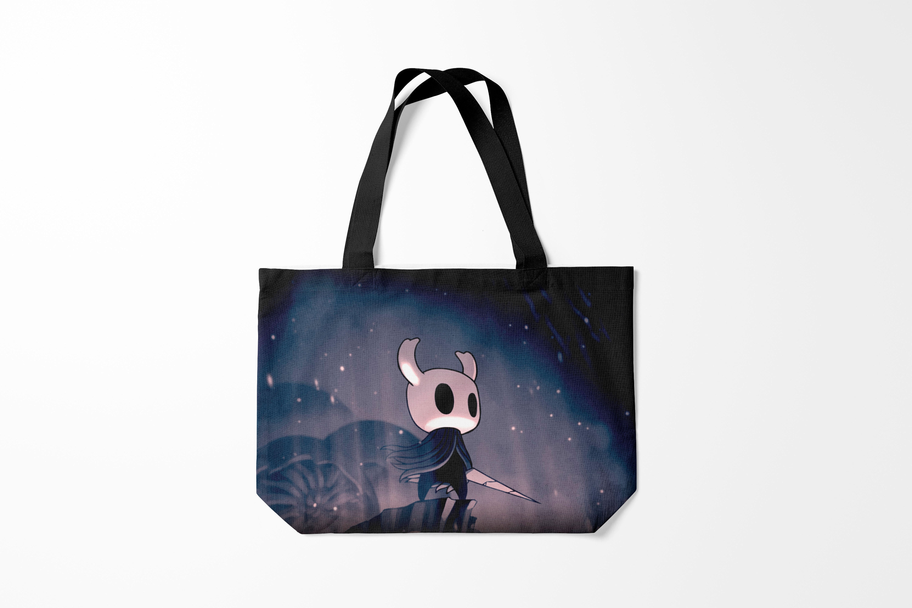

Сумка шoппер унисекс Burnettie Hollow Knight Рыцарь, черный, Hollow Knight Рыцарь